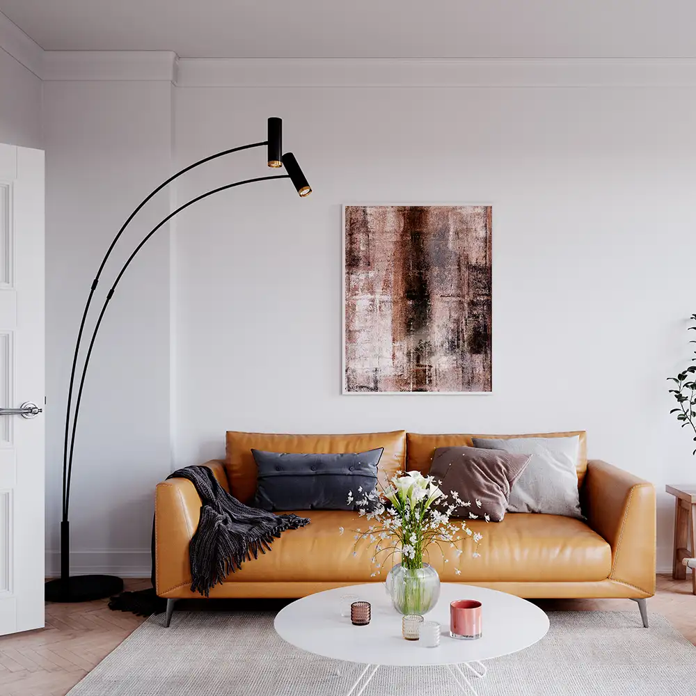 Puls 2 Stehleuchte Schwarz