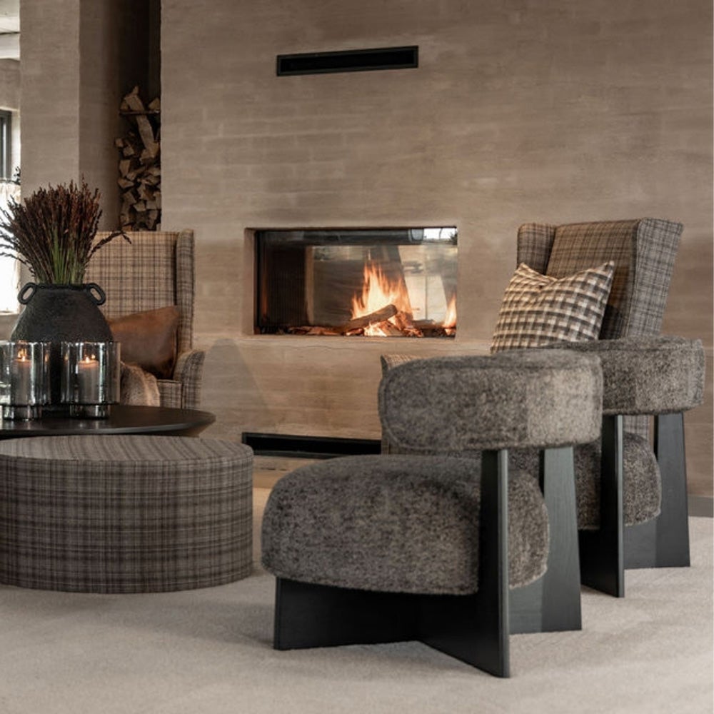 Porto Stoffsessel Vega wood