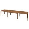 SM107 Esstisch 101x160-316-368 cm Naturgeoltes Walnussholz