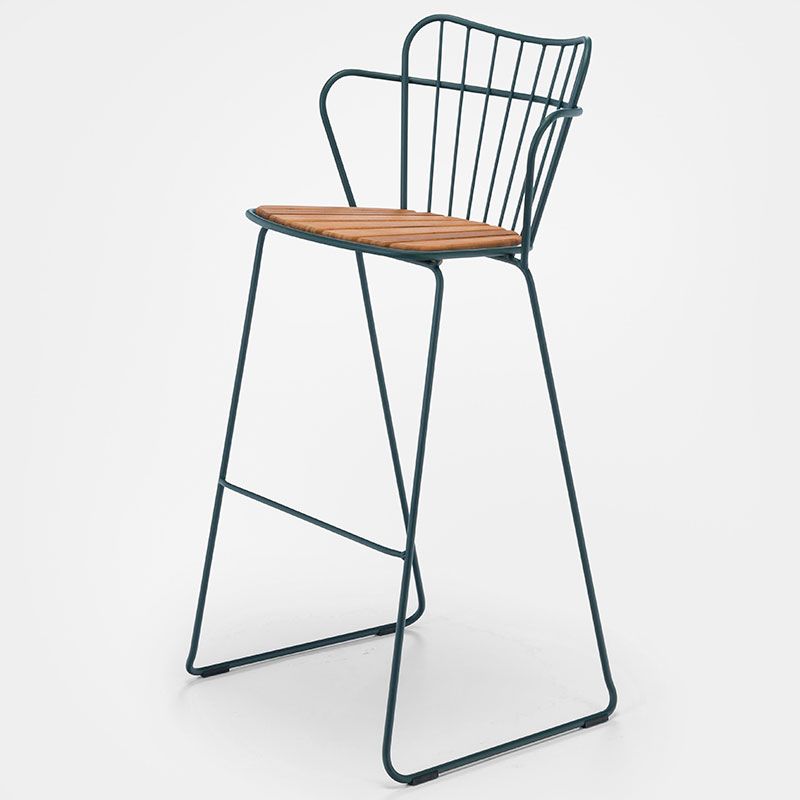Paon Barhocker Kiefer grün Stahl
