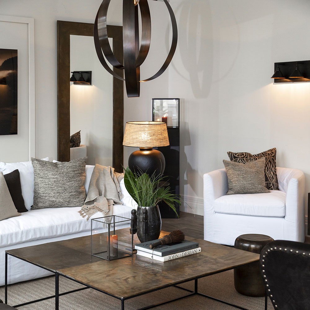 Circulo-Deckenleuchte Schwarz