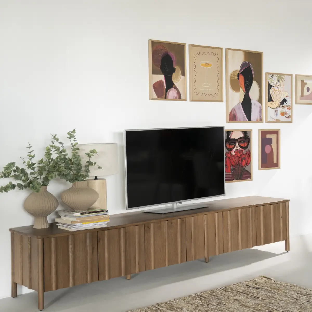 Jake 6 drs. TV-Schrank - braun