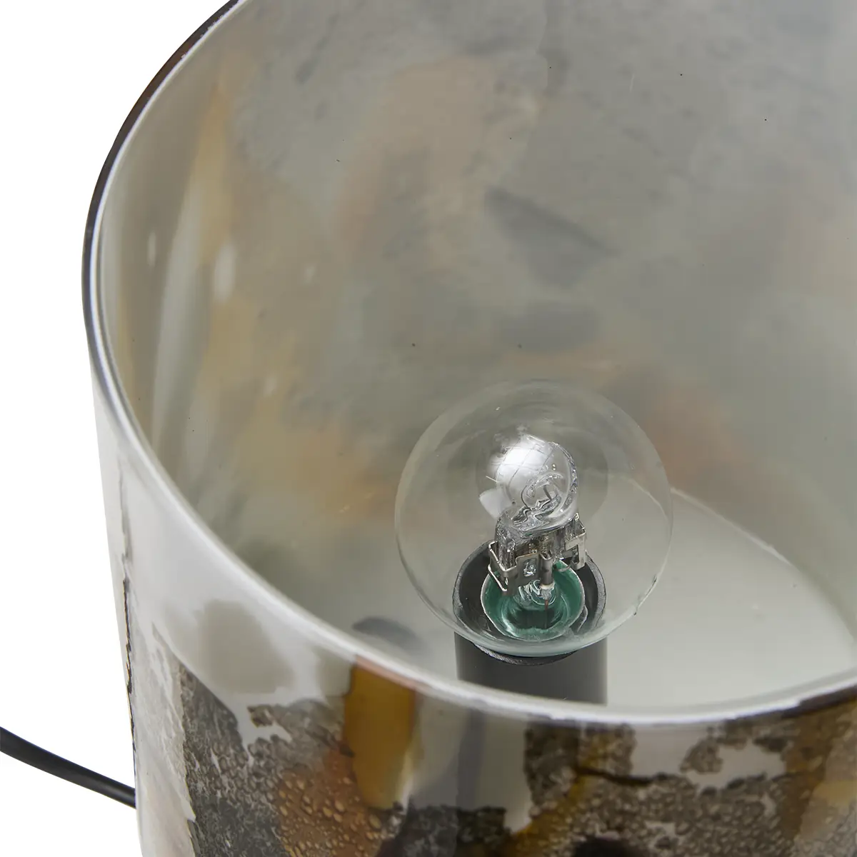 Tischlampe aus Glas Eldor Braun Mehrfarbig H25 cm