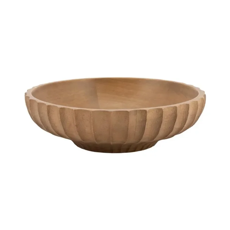 Yori small Schale 19x19x6 cm Mangoholz Braun