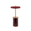 Asteria Move Mini Tragbare Lampe Red Marble
