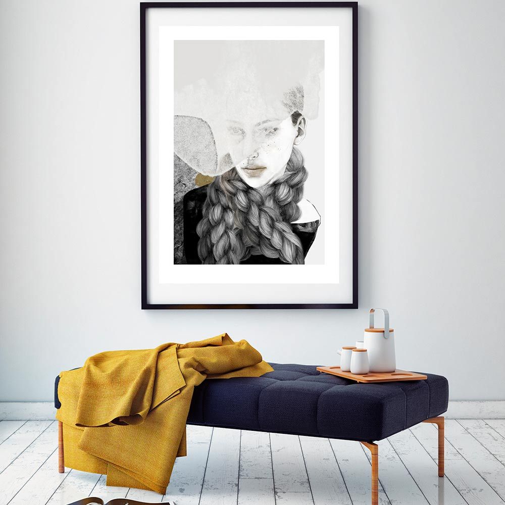 Anna Bülow poster Braids 70x100cm 