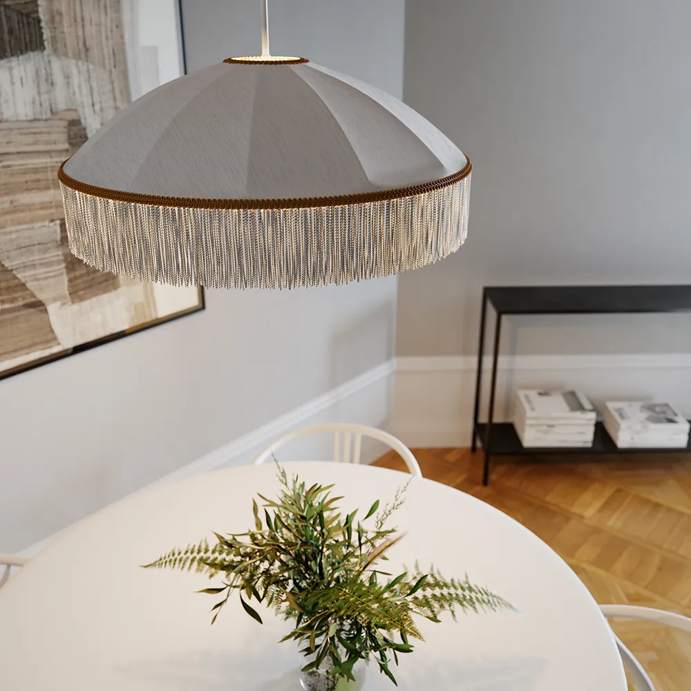 Francis Deckenleuchte Ø60cm Weiß 