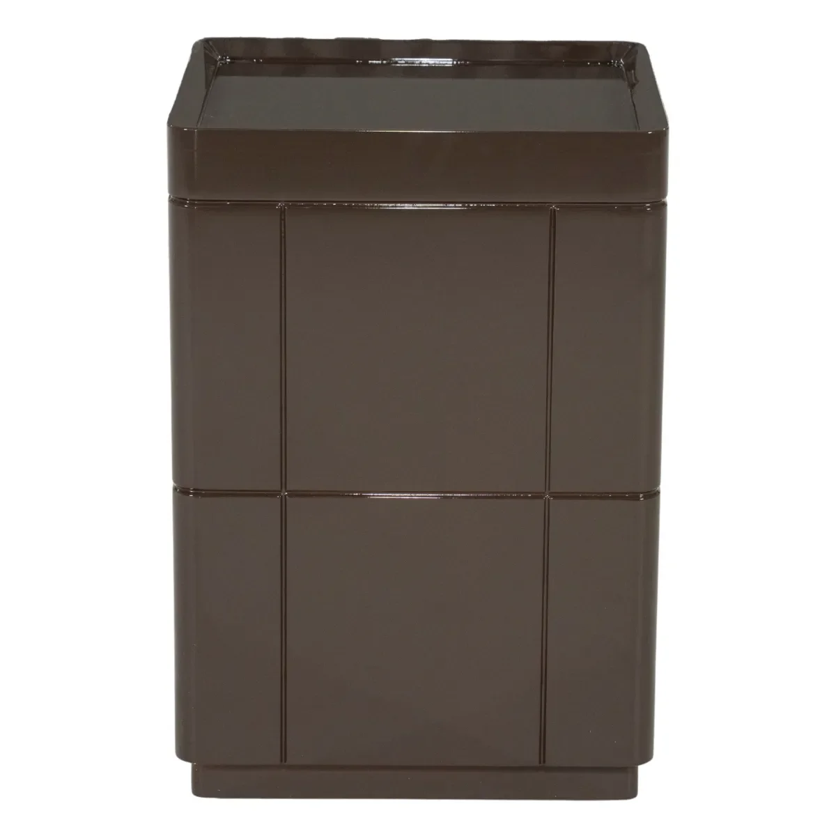 Glyde Beistelltisch 35x35x50 cm MDF Braun