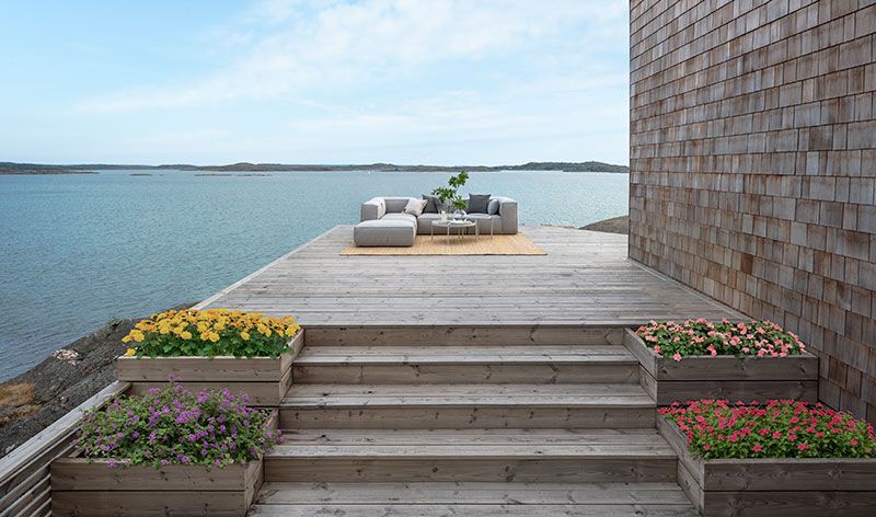 Asker Eckmodul Hellgrau