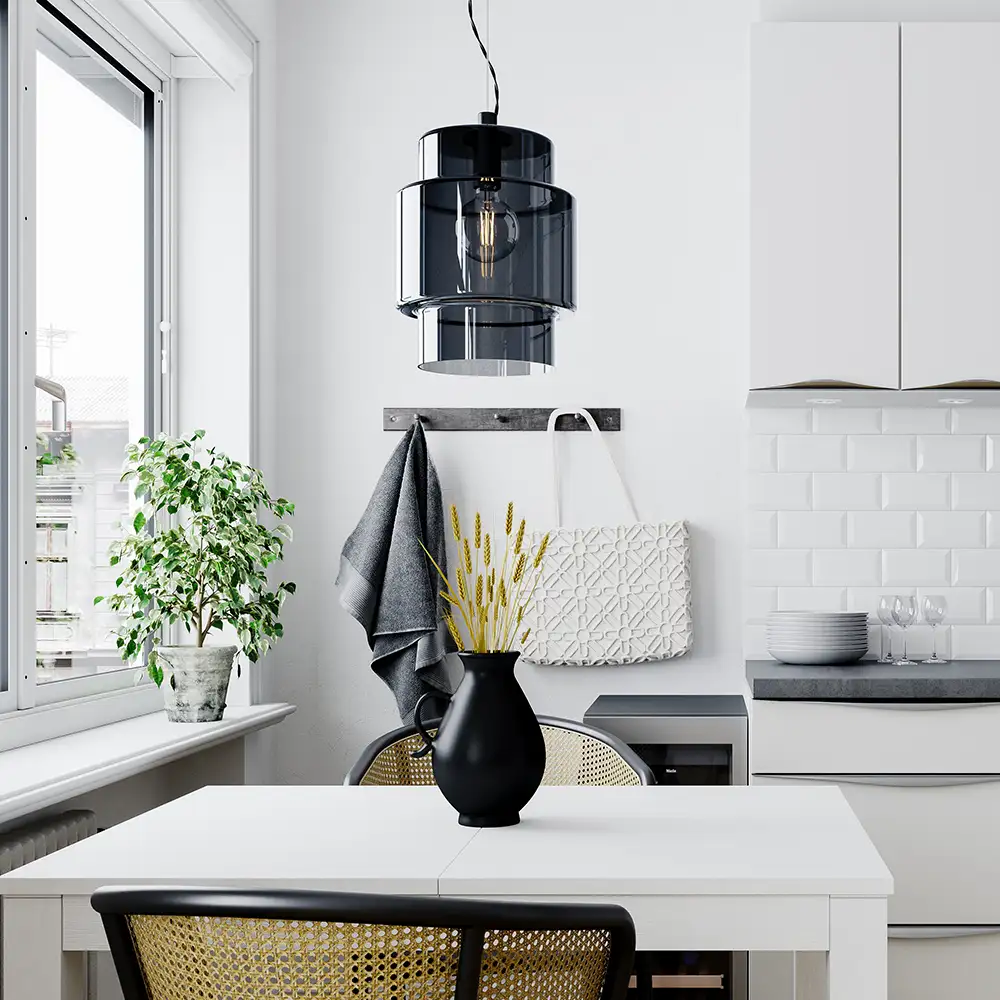 Ebbot Deckenleuchte Ø20 Rauchgrau