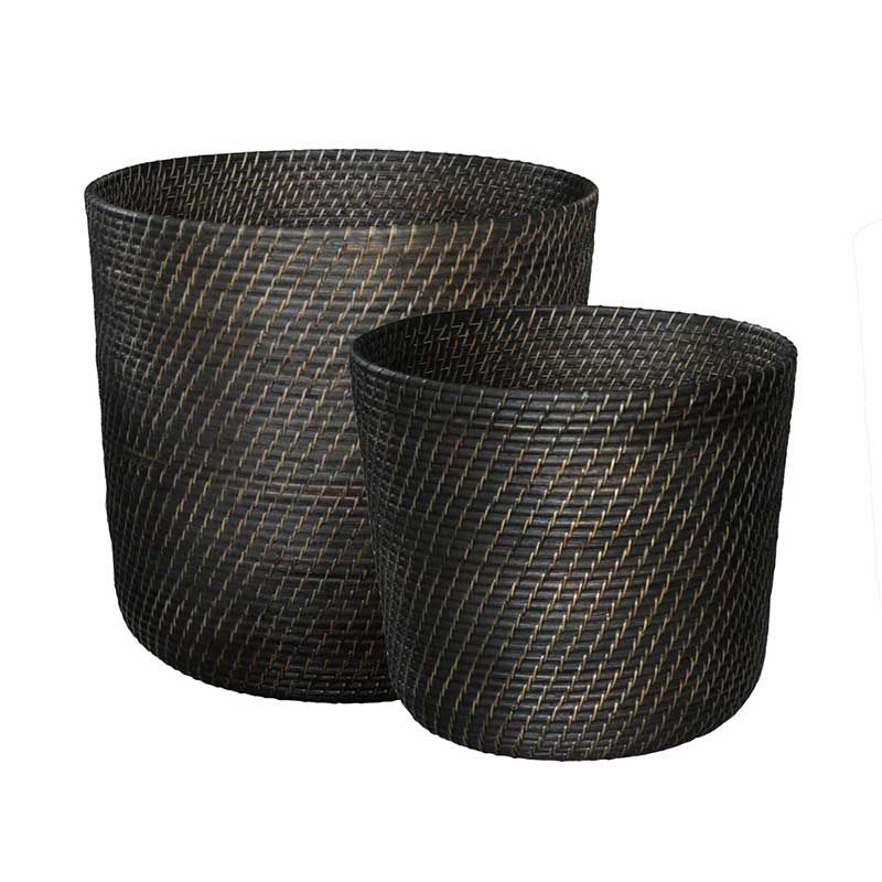 Amazonas Rund Korg 2-Pack Braun