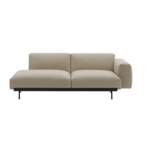 In Situ 2-Sitzer-Modulsofa Config 2 - Ecriture240/Schwarz