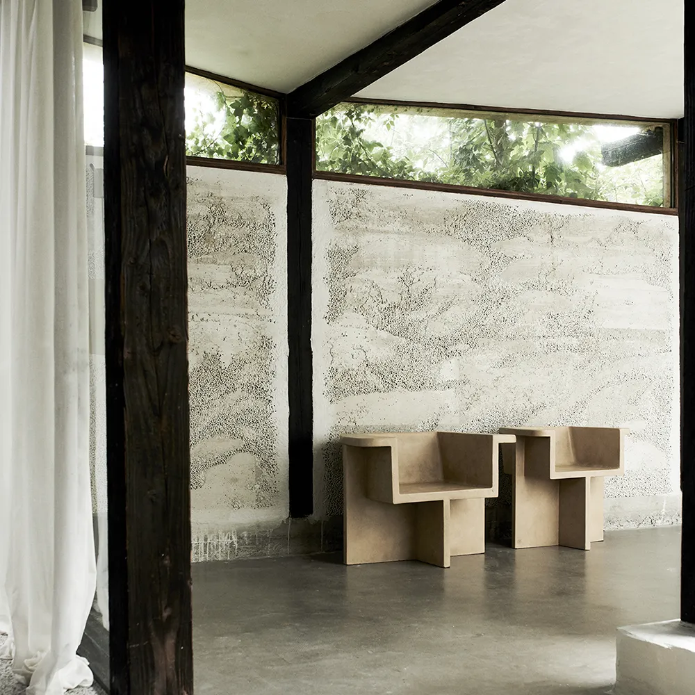 Brutus Lounge-Sessel – Sand