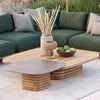 Mellow couchtischgestell kvadratisk f/bordsskiva 90x90 cm Teak
