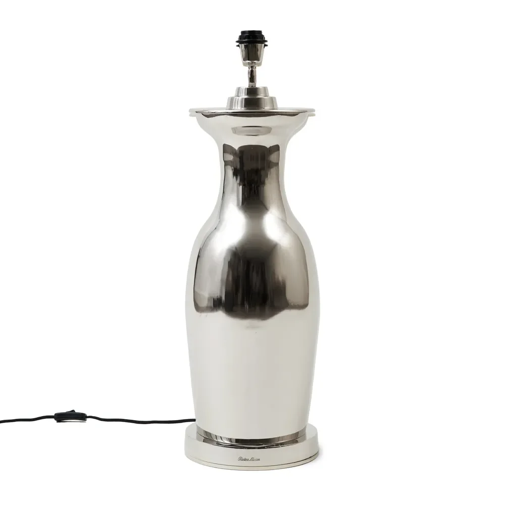 Tischlampe Roger Hotel H65 cm Silver