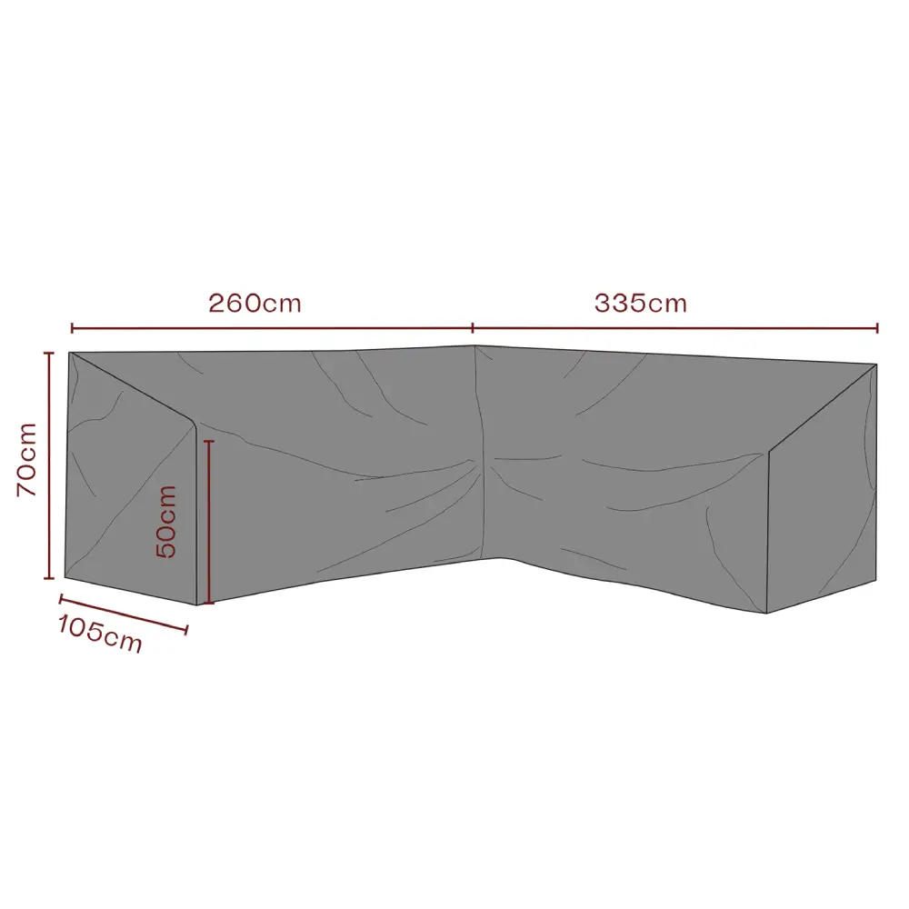 Möbelbezug Ecksofa 335/260x70 cm Premium