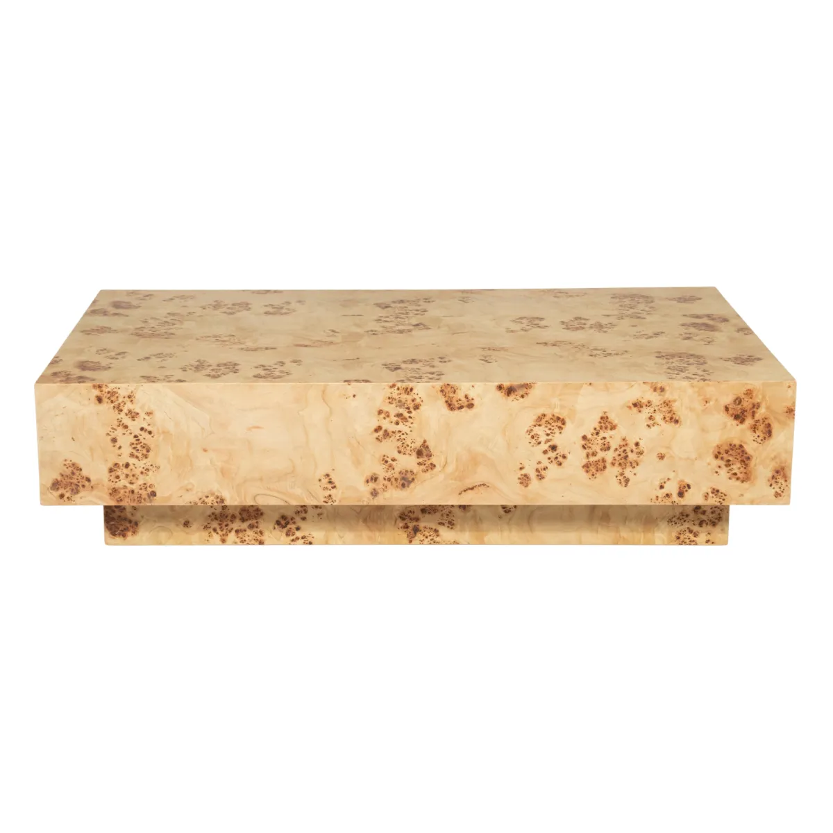 Dean 117x70x30 cm MDF & wit populieren Holz fineer Braun