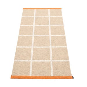 Gewebter Teppich Criss Beige 70x150 cm