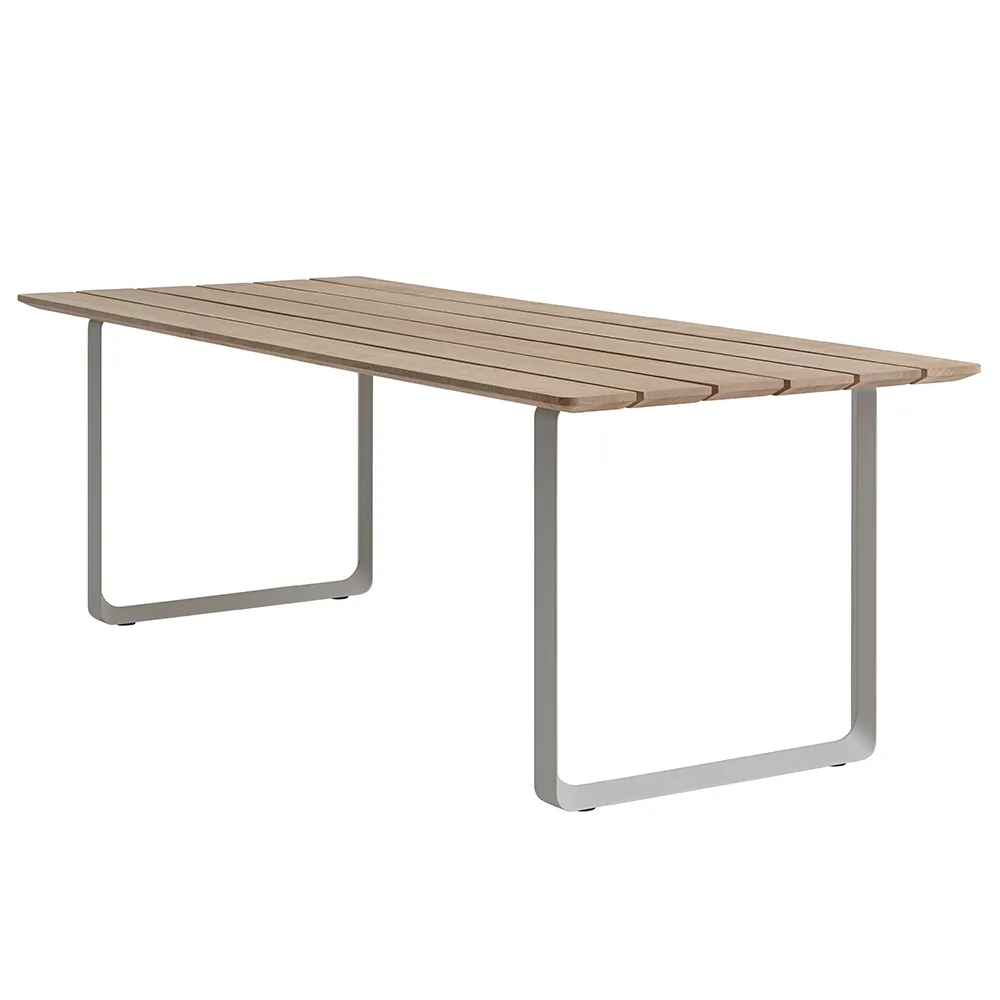 70/70 Esstisch 225x90 cm Sapele Mahogany/Grey