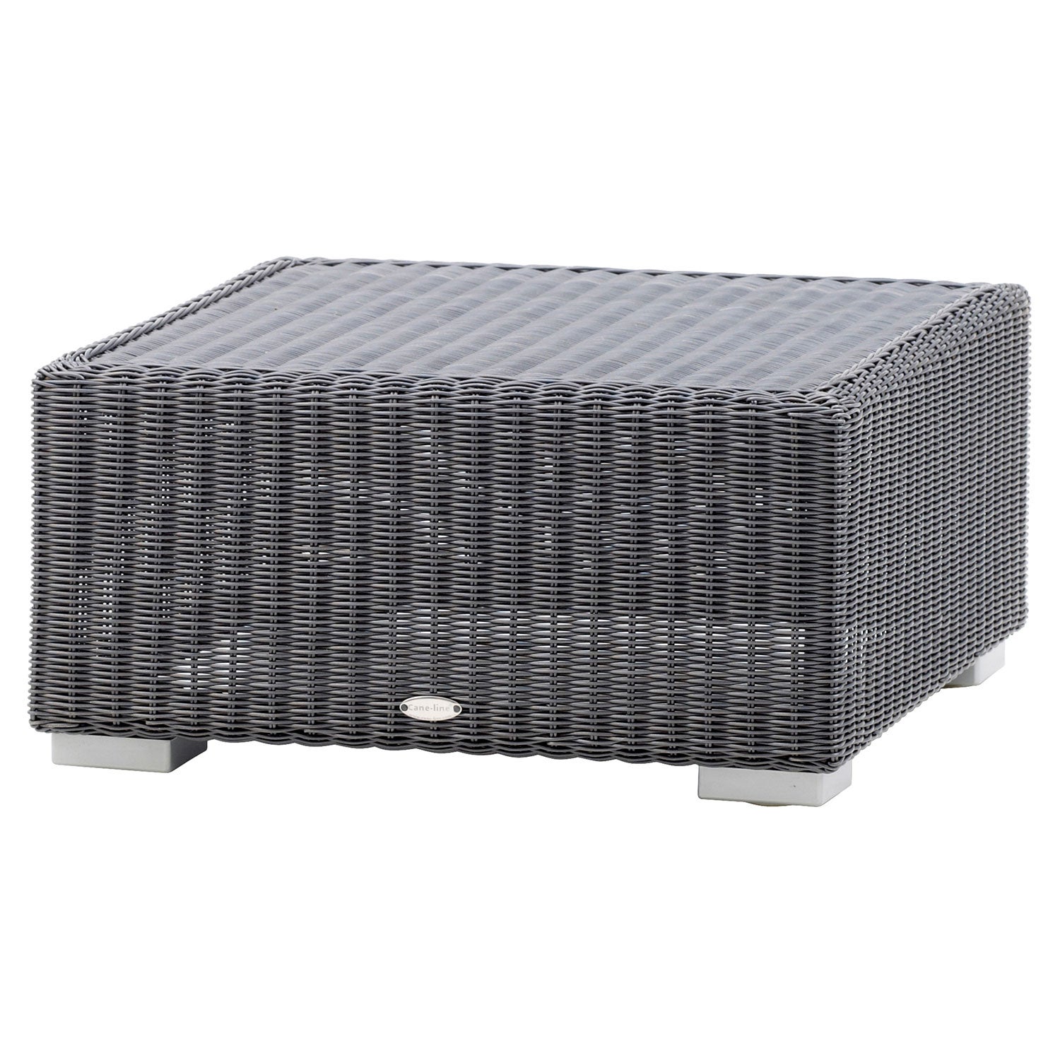 Chester Fußhocker Graphit Künstliches Palisanderholz