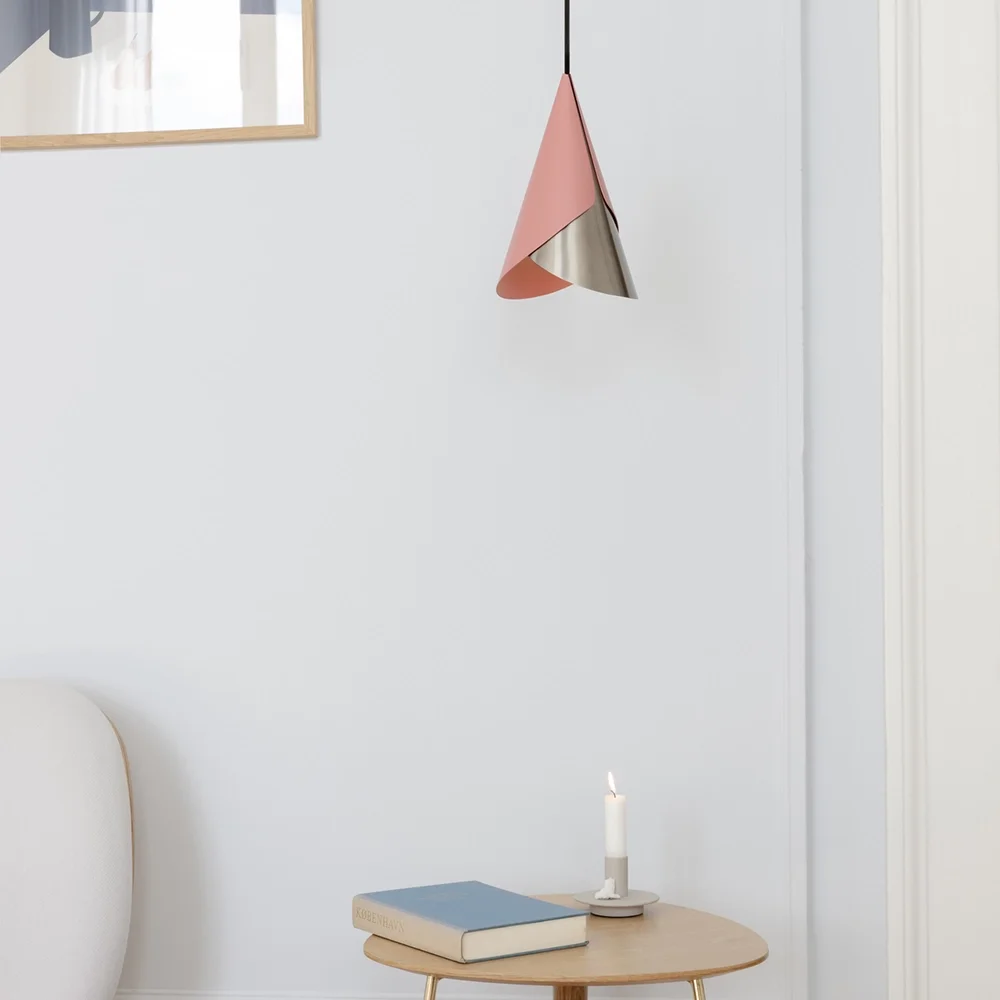 Cornet Lampenschirm Nuance Rose/Steel