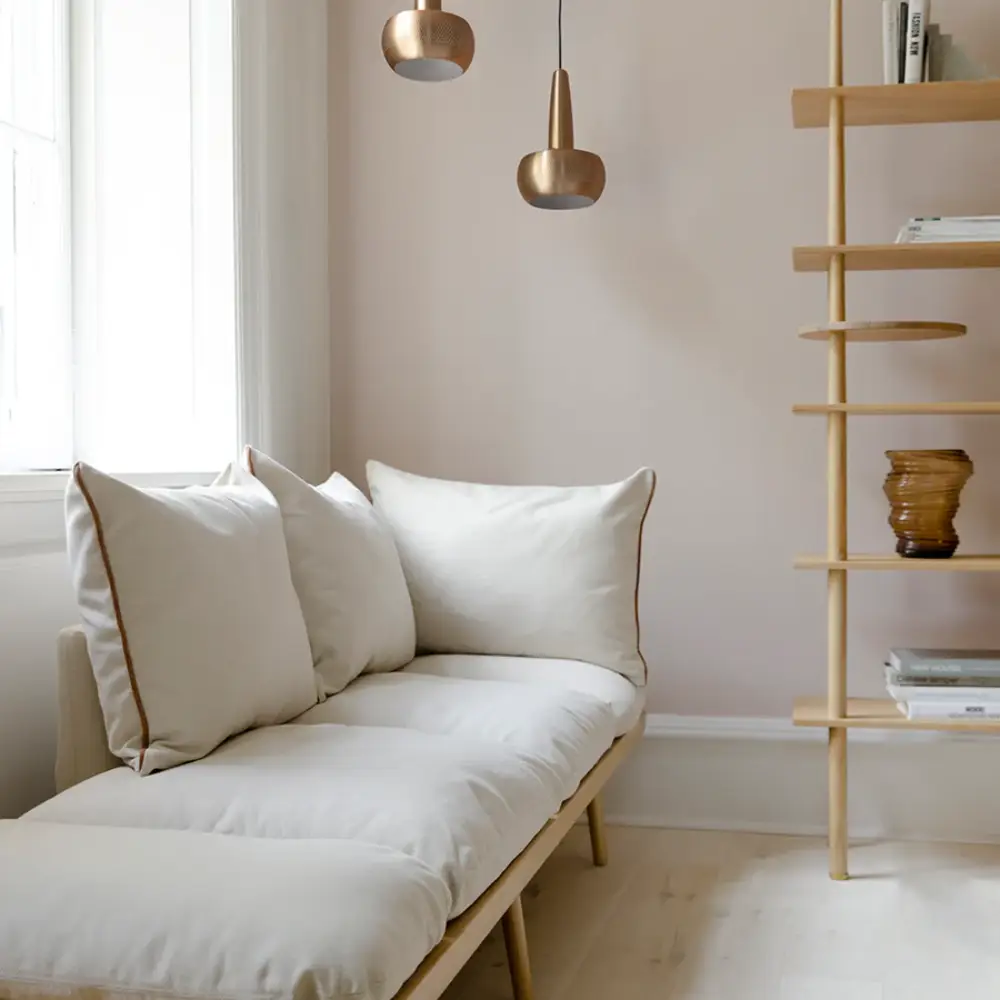 Lounge Around  3-Sitzer-Sofa Oak/White Sands