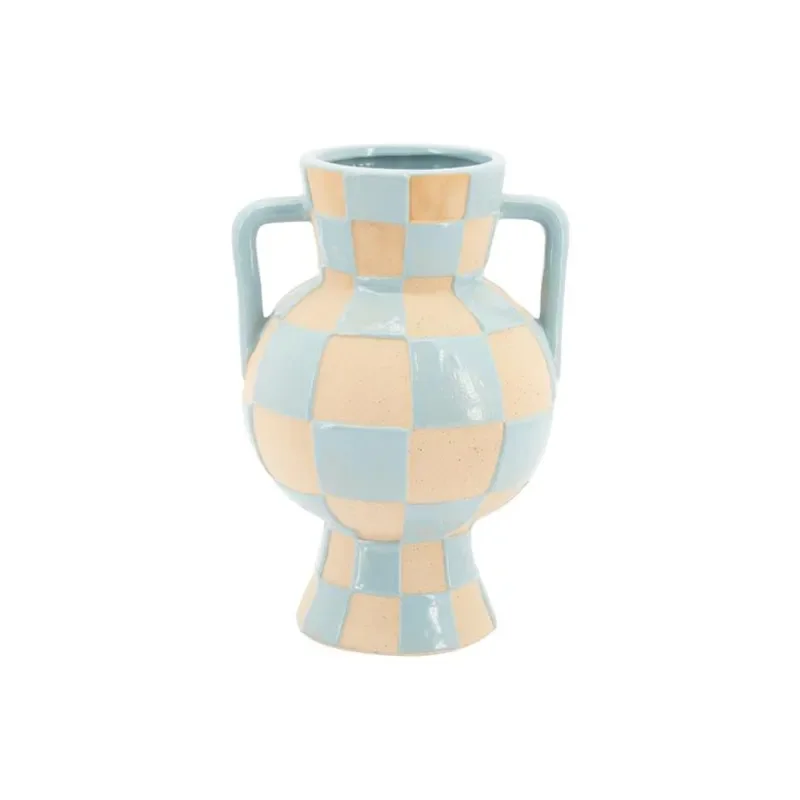 Blocsy 1 Vase 19,5x18,5x28 cm blau