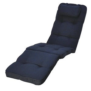 Woodline Liegestuhl Kissen 45 Blau