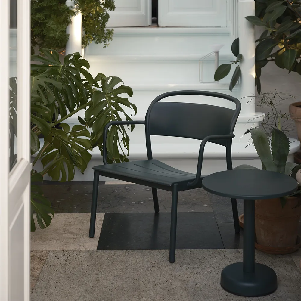 Linear Steel Sessel Anthracite Black 