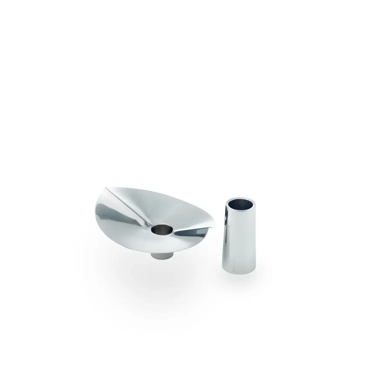 Löv Mini Ø12xH10 cm Edelstahl Klong