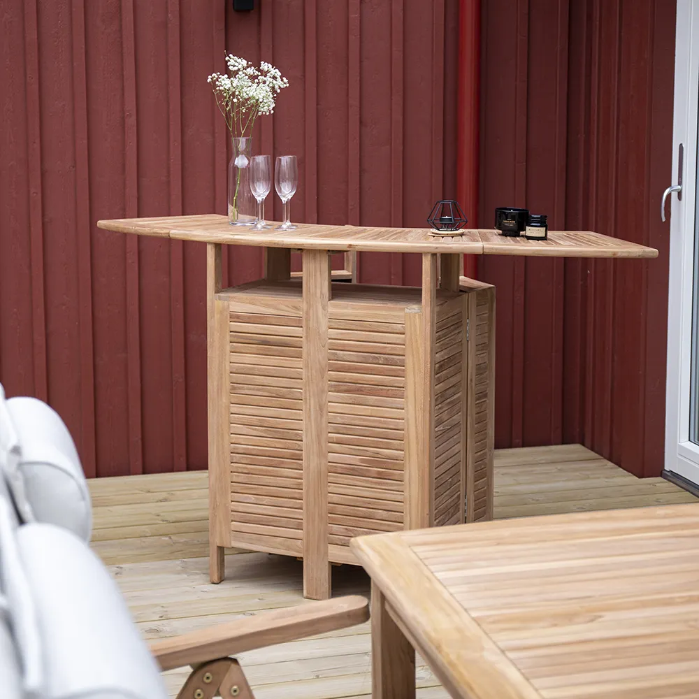 Kenia Stehtisch Teak