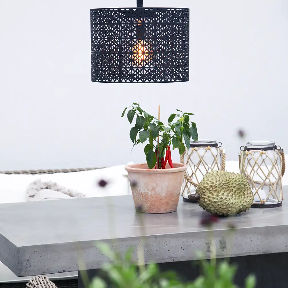 Maison Deckenleuchte Ø36cm schwarz