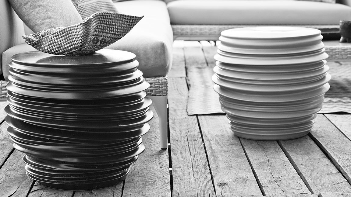 Babylon Beistelltisch Kreide 