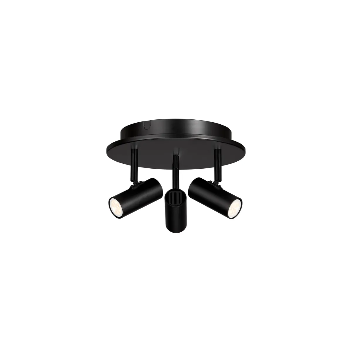 Cato Spotlight Triospot Metall mattschwarz