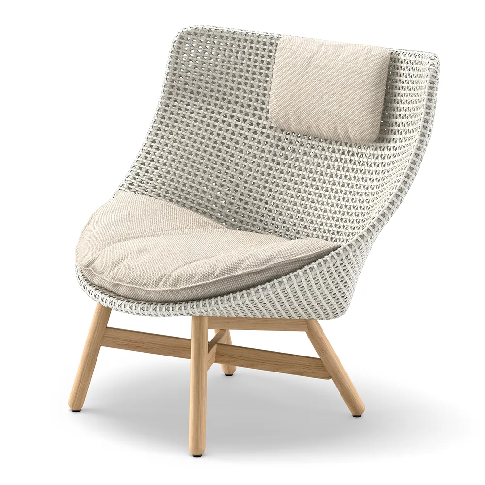 Mbrace Wingchair teak AY5 teak 0205 sea salt 0140