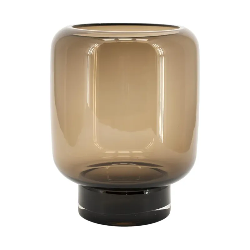 Solenne large 19,5x19,5x25 cm Glas braun