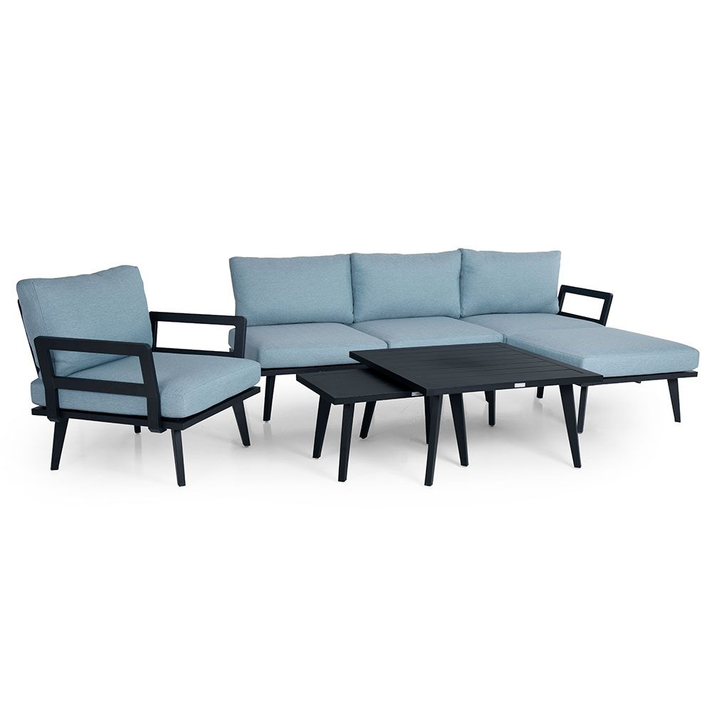 Villac Couchtisch 88x88 cm schwarz