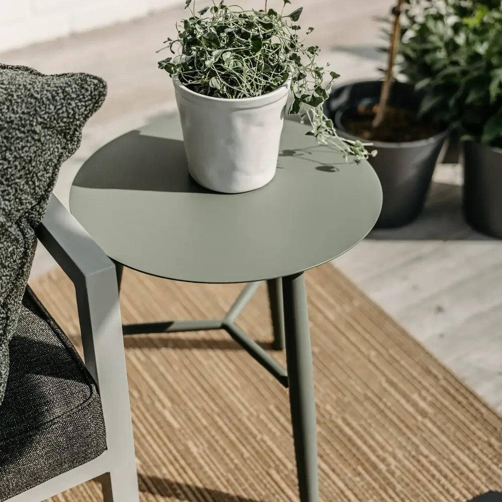  Vannes Couchtisch Ø45 – Dusty Green