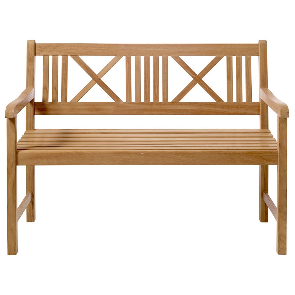 Rosenborg Bank 120 cm Teakholz