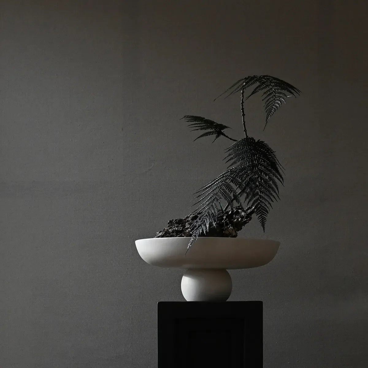 Handbemalte Dekoschale Baburu Big Birch Ø 43 cm