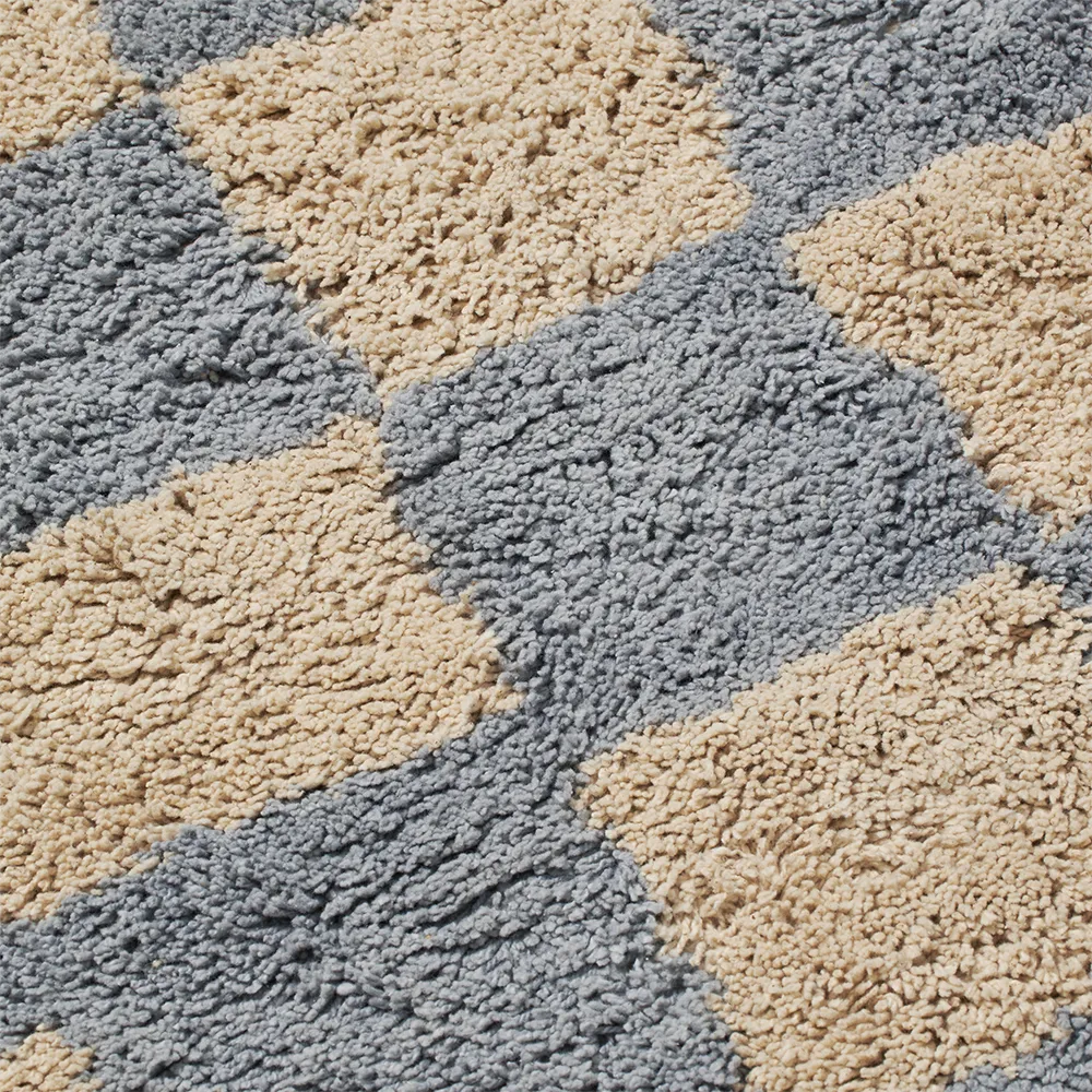 Waschbarer Teppich Mara Mist Blue