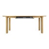 Comfort Circle Esstisch mit Verlängerung 132-202x132 Oak