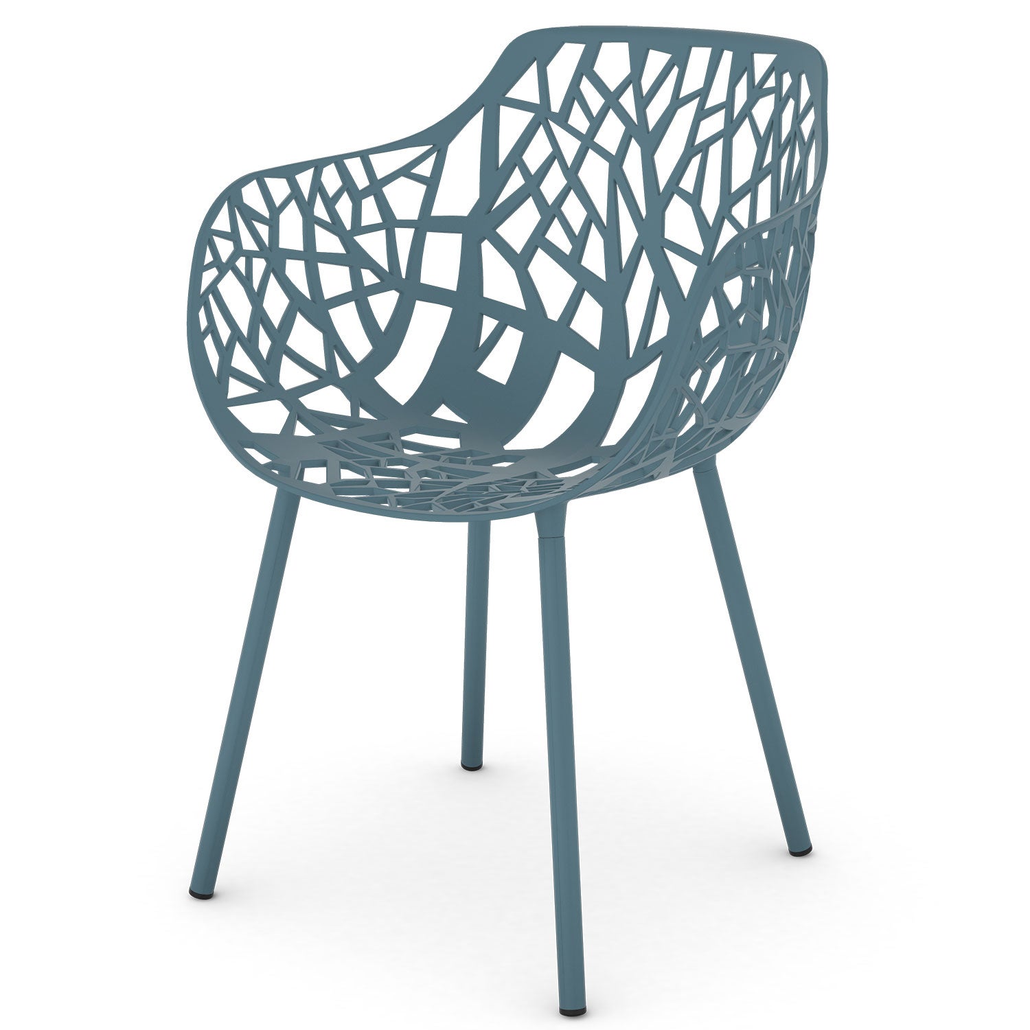 Forest Armlehnstuhl Blue Teal