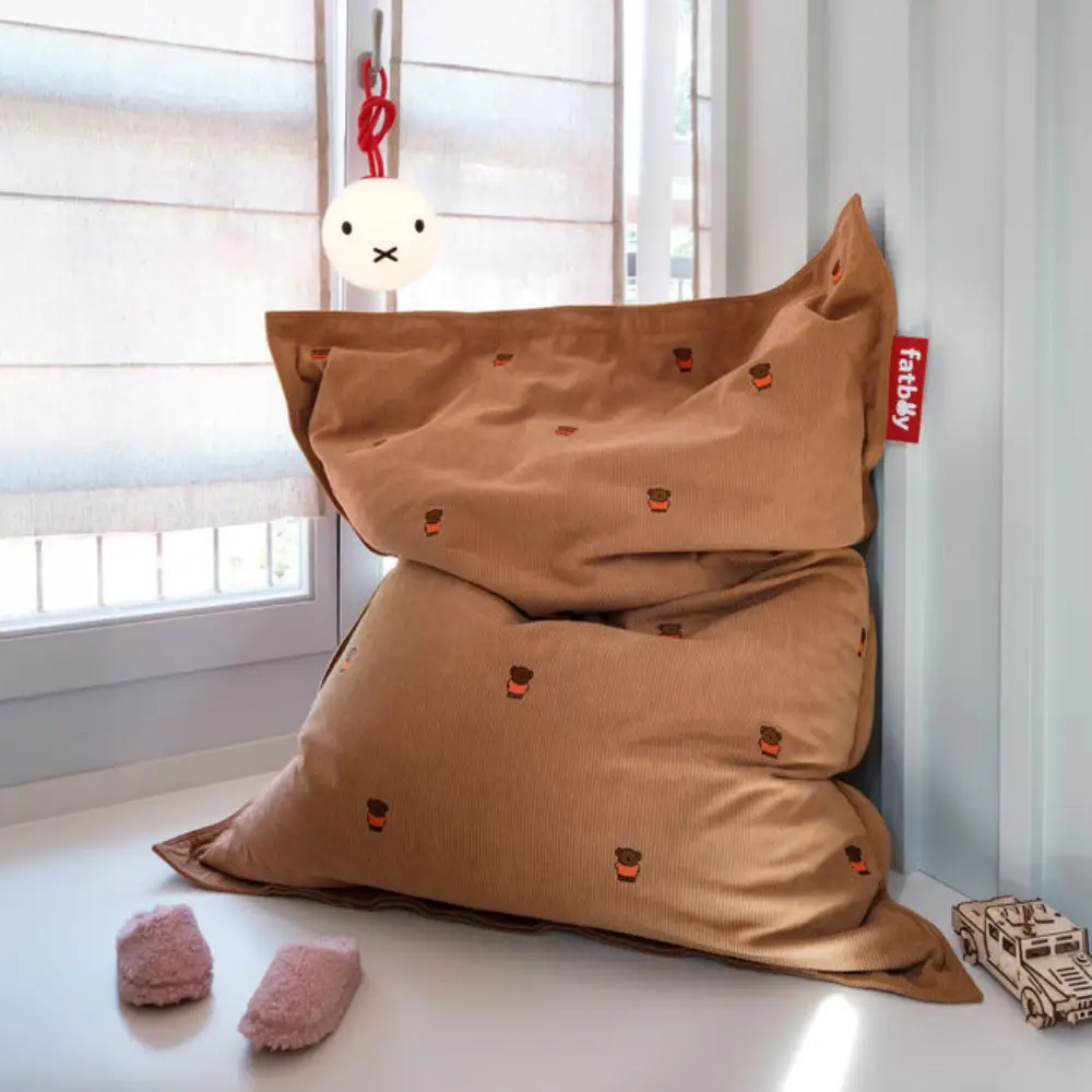 original slim cord Sitzsack x Boris teddybear