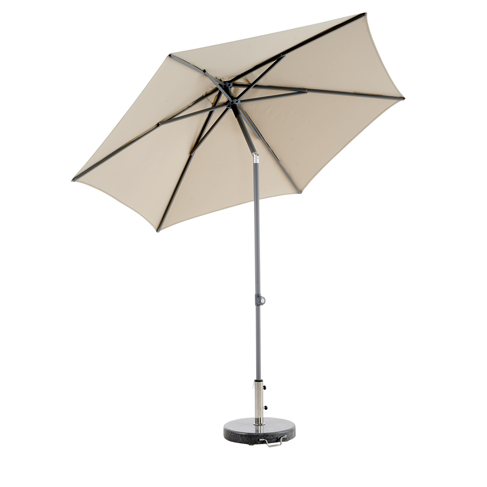 Poppi sonnenschirm 250 cm Champagner