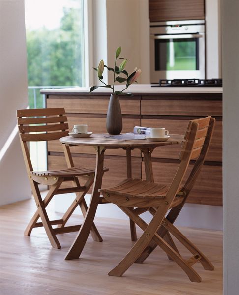 Vendia Café Gruppe Teak