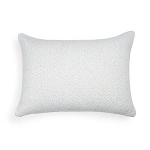 Boucle Ornamental Kissen 60x40 cm Weiß