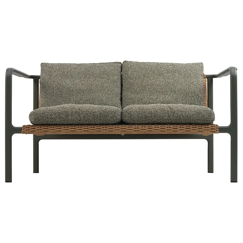 Motty 2-Sitzer-sofa     Nordic green / Teddy Verde