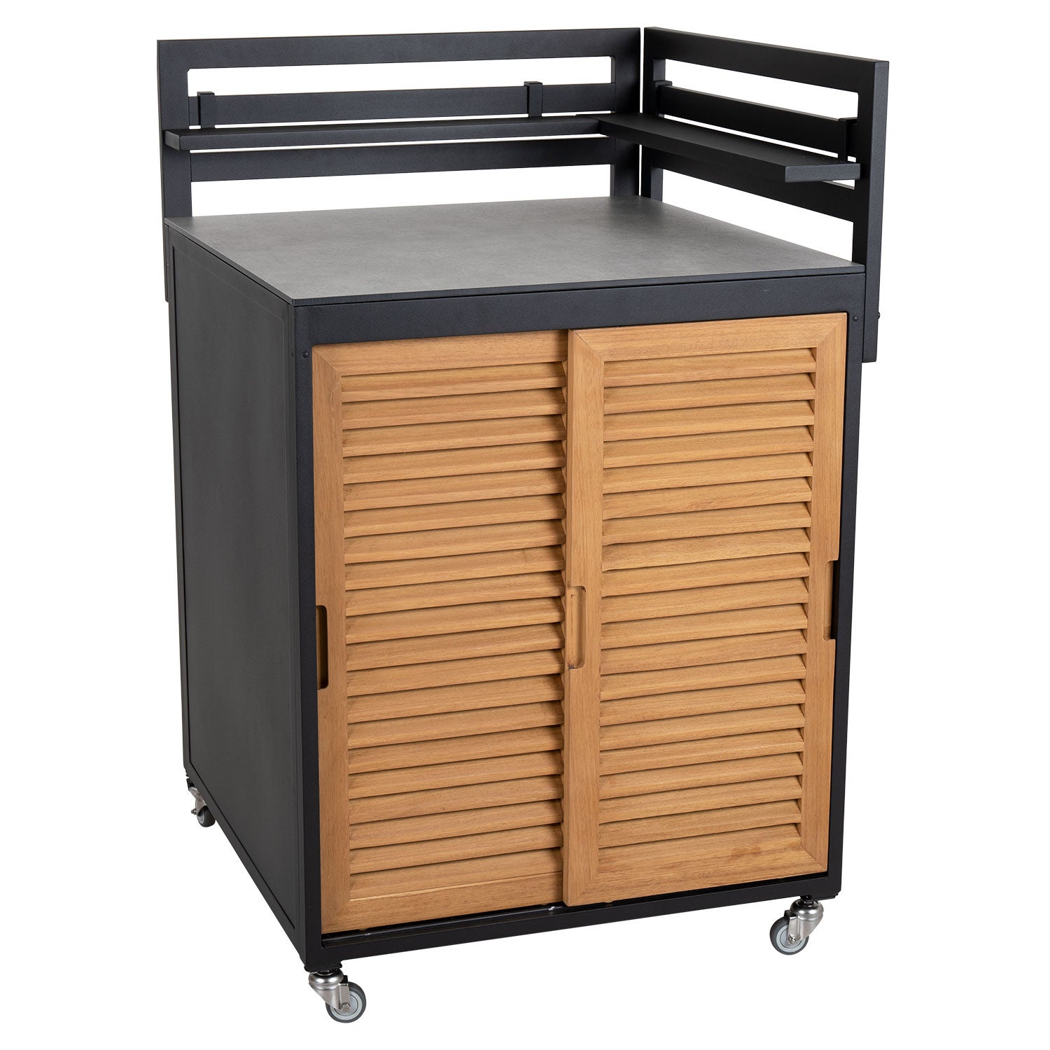 Fornax Küchenzeile Ecke klein schwarz/grau