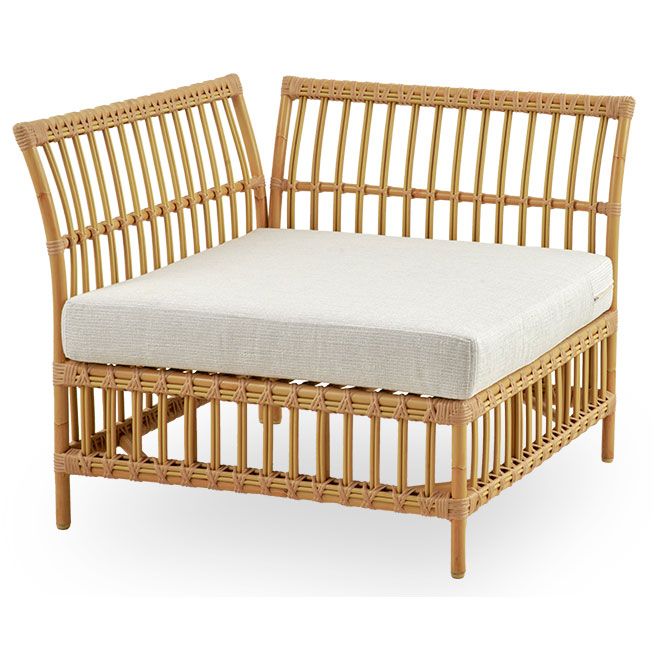 Eckelement Maggie Natürliches synthetisches Rattan